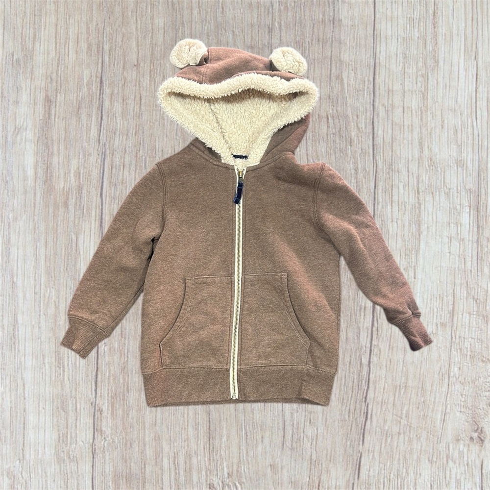 5-6 Mini Boden X Roald Dahl Fuzzy Ear Hoodie